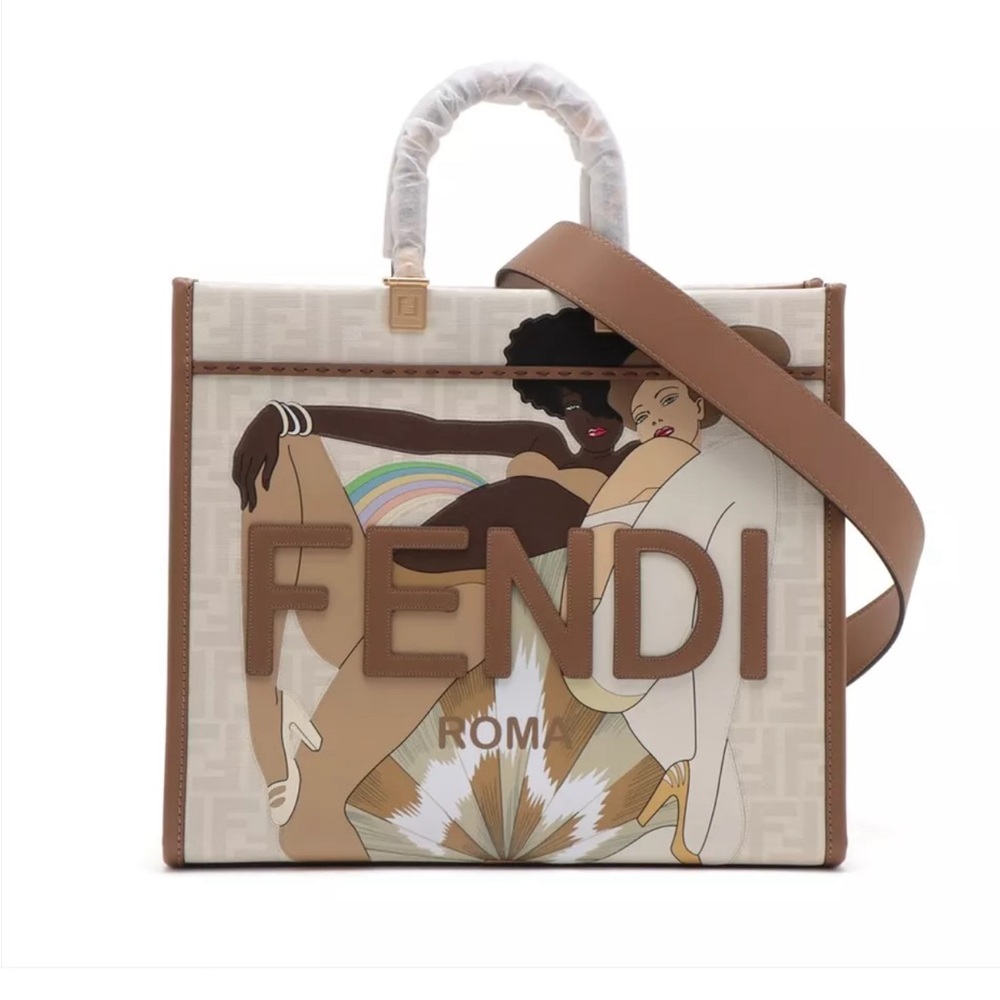 Authentic Fendi Sunshine Tote two way bag